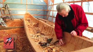 7Hollowing Out the Canoe  NW Coast Indian Canoe Project [upl. by Midan541]