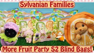 Can We Complete The Set Opening More Sylvanian Families Fruity Babies Blind Bags Series 2 [upl. by Terriss]