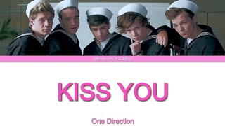 One Direction  Kiss You Color Coded Lyrics [upl. by Ydnak]