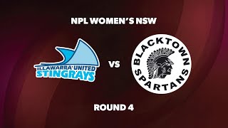 NPL Womens NSW Round 4 Illawarra Stingrays v Blacktown Spartans FC [upl. by Delahk]