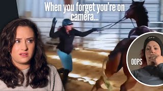 Horse Trainer Throws A Temper Tantrum amp ITS HILARIOUS [upl. by Dominick889]