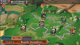 Chapter 4 Beastly Showdown Elite  Lords Mobile  Unlocking Challenge Mode [upl. by Aidnama]