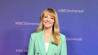 Melissa Rauch attends the 2024 TCA Summer Press Tour in Pasadena on July 14 2024 [upl. by Zurciram]