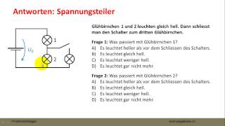 Antworten zum Spannungsteiler [upl. by Mann]