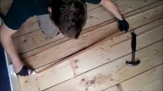 How To Fill Wood Floor Gaps With Wood Slivers [upl. by Mcgraw]