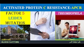 Lecture 51 Activated Protein C Resistance APCR [upl. by Ahsiad]