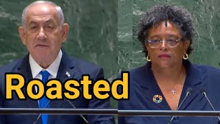 Barbados PM’s extraordinary reply to Netanyahu for selective use of Bible in UN  Janta Ka Reporter [upl. by Dowd295]