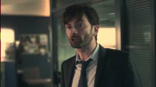 David Tennant in the same scene for British and American versions of Broadchurch [upl. by Delanos351]