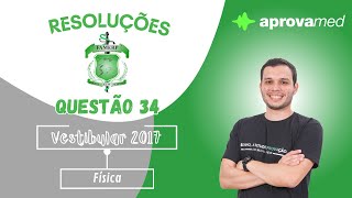 FAMERP 2017  Física  Questão 34 [upl. by Minta]