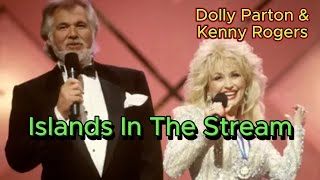 Islands In The Stream  Dolly Parton Kenny Rogers with lyrics and photos [upl. by Sorcim599]