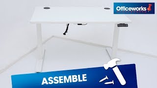 How to assemble the Matrix Electric Height Adjustable Desk [upl. by Viafore]