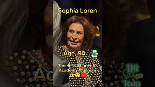 Sophia Loren Still Shinning at 90 antesedepois beforeandafter sophialoren hollywood [upl. by Hiasi855]