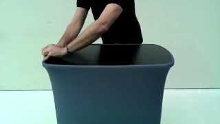 Tension Fabric Podium Counter [upl. by Cappella737]