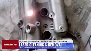 Laser Cleaning amp Removal for Stainless Steel Engines in Metal Cleaning Industry [upl. by Onitrof]