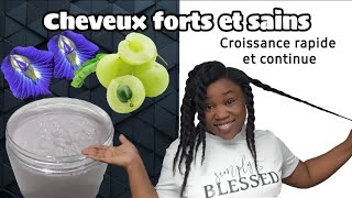 Si vos cheveux sont abîmés fragiles et cassantsessayez cette crème réparatrice et anticasse [upl. by Nomrac]