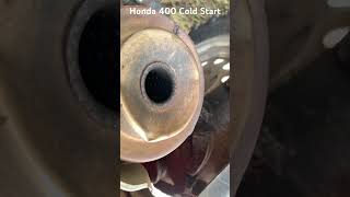 Honda Foreman 400 Cold Start dragracing quads [upl. by Anecuza]