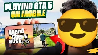 Playing GTA 5 ON Mobile 😎New Games In Bangladesh  MRWith Rifat [upl. by Yleak217]