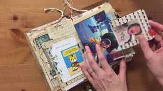 Look Inside my Completed Junk Journal  Junk Journal in a TN [upl. by Silliw]