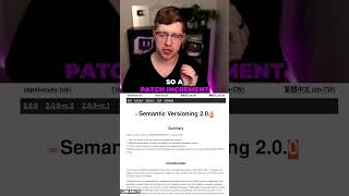 Semantic Versioning [upl. by Ekusoyr]