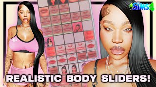 REALISTIC BODY SLIDERS 🌸 • SLIDER CC HAUL • THE SIMS 4 [upl. by Lorelle]