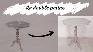 TUTO Comment faire une DOUBLE PATINE simplement relooker un meuble en bois DIY [upl. by Aittam]