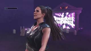 WWE 2K23 Stephanie mc man Vs chyna [upl. by Dibbell]