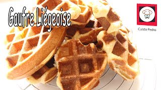 Comment faire la recette gaufre liégeoise Thermomix TM5 [upl. by Solim]