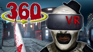 360 Video Clown Horror  Art the Clown Chase  Terrifier [upl. by Remled]