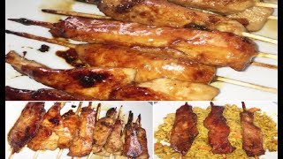 Brochette de poulet satay 🍗🍚 [upl. by Esinad]