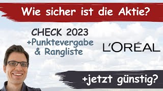 LOreal Aktienanalyse 2023 Wie sicher ist die Aktie günstig bewertet [upl. by Idihc]