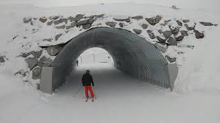 Skiing Rettenbach Sölden January 2024 [upl. by Sheedy]