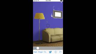 How to use the app quotPaint My Wallquot [upl. by Viking]