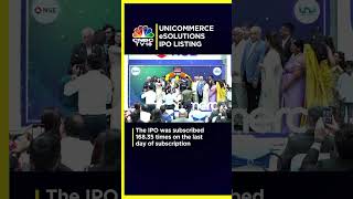 Unicommerce eSolutions Shares Make A Strong Debut On DStreet  IPO Listing  N18S  CNBC TV18 [upl. by Akiemaj579]