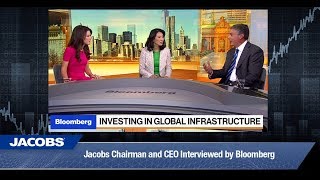 Jacobs Chairman amp CEO Steve Demetriou Interviewed by Bloomberg  8th August 2017 [upl. by Areehs544]