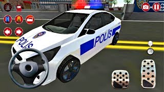 Polis Arabası Araba Oyunu  Real Police Car Driving Simulator 3D  3  Android Gameplay FHD [upl. by Zuliram]