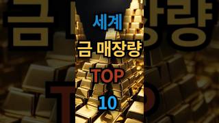 세계 금 매장량 TOP 10 이 나라가 1위라니 [upl. by Teece]