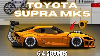 Pixel Car Racer  Toyota Supra MK5 64seconds FR9 Tune [upl. by Fogg]