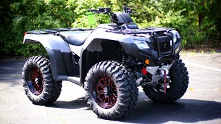 2022 Honda Rancher 420 4x4 DCT IRS EPS ATV with Accessories  Walkaround [upl. by Terrye]