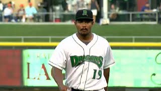 Santillan notches fourth strikeout for Dragons [upl. by Moody]