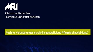 Interview mit der Pflegedirektion des MRI Positive Veränderungen in der Pflegefachausbildung [upl. by Esta]