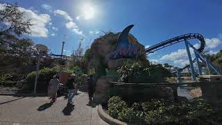 Manta at SeaWorld Orlando OnRide POV • 4K 60fps [upl. by Ansev502]