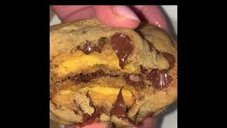 Chewy Chocolate Chip Cookies with Pumpkin Sandwich Cookie Center [upl. by Daly932]