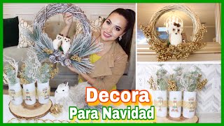 DECORACIONES NAVIDEÑAS CON POCO DINERO DOLLAR TREE [upl. by Michon]