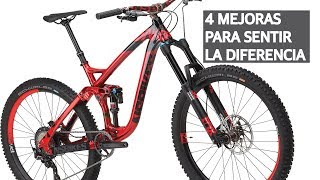 4 Mejoras Económicas Para los Componentes de tu Bicicleta que Sentirás Upgrades de Mountain Bike [upl. by Arrahs]