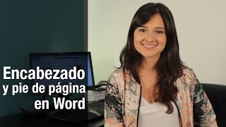 Configurando Diseño Encabezado y Pie de página en Word 2010 [upl. by Loy]