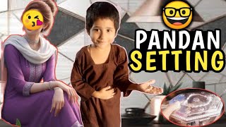 Pandan ko Setting Kye 🤩 ll katlas recipe Bnai ll✨ Samreen Kamran vlog 🙂 [upl. by Sidonie]