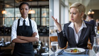 Rude White Customer SHAMES BLACK WAITRESS Then Learns Shes The Restaurants New Owner [upl. by Izzy]