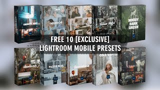 Free 10 Presets Part 5  Free Lightroom Mobile Presets  Free Presets  Lightroom Free Presets [upl. by Akselaw]