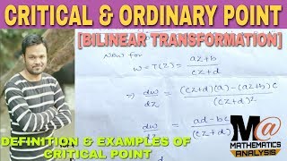 CRITICAL POINT OF BILINEAR TRANSFORMATION 🔥 [upl. by Boorman]