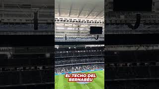 Así luce el TECHO RETRÁCTIL del BERNABÉU antes del REAL MADRID  CELTA [upl. by Simdars911]